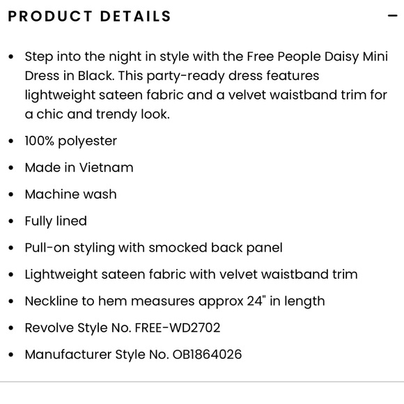 Free People Mini Dress - Picture 5 of 5